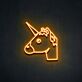 Einhornkopf LED-Neonschild für Kinderzimmer Wohnzimmer