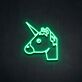 Einhornkopf LED-Neonschild für Kinderzimmer Wohnzimmer