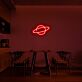 Planet mit Ring LED-Neonschild Wohnzimmer Cafe