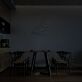 Planet mit Ring LED-Neonschild Wohnzimmer Cafe