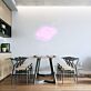 Planet mit Ring LED-Neonschild Wohnzimmer Cafe