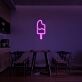 Eis am Stiel LED-Neonschild für Café Küche