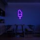 Eis am Stiel LED-Neonschild für Café Küche