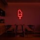 Eis am Stiel LED-Neonschild für Café Küche