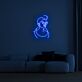 Frauenkopf mit Dutt LED-Neonschild Wohnzimmer Schlafzimmer