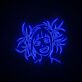 Anime Mädchen Gesicht LED-Neonschild Gaming Zimmer