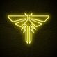 stilisiertes Feuerfliegen-Symbol LED-Neonschild Gamingzimmer Wohnzimmer