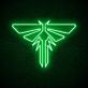 stilisiertes Feuerfliegen-Symbol LED-Neonschild Gamingzimmer Wohnzimmer