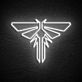 stilisiertes Feuerfliegen-Symbol LED-Neonschild Gamingzimmer Wohnzimmer