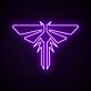 stilisiertes Feuerfliegen-Symbol LED-Neonschild Gamingzimmer Wohnzimmer