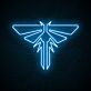 stilisiertes Feuerfliegen-Symbol LED-Neonschild Gamingzimmer Wohnzimmer