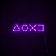 Spielcontroller Tasten Symbole LED-Neonschild für Gamingzimmer