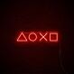 Spielcontroller Tasten Symbole LED-Neonschild für Gamingzimmer