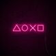 Spielcontroller Tasten Symbole LED-Neonschild für Gamingzimmer