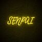 SENPAI LED-Neonschild Gaming Wohnzimmer