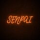 SENPAI LED-Neonschild Gaming Wohnzimmer
