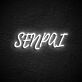 SENPAI LED-Neonschild Gaming Wohnzimmer