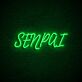 SENPAI LED-Neonschild Gaming Wohnzimmer