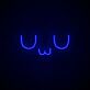 UwU Symbol LED Neonschild im minimalistischen Design