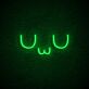 UwU Symbol LED Neonschild im minimalistischen Design