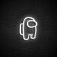 Astronautenfigur LED-Neonschild Gamingzimmer