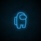 Astronautenfigur LED-Neonschild Gamingzimmer