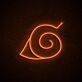 Anime Blatt Symbol LED-Neonschild Gamingzimmer Wohnzimmer