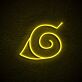 Anime Blatt Symbol LED-Neonschild Gamingzimmer Wohnzimmer