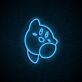 Videospielfigur mit Blase LED-Neonschild Gamingzimmer