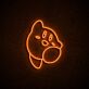 Videospielfigur mit Blase LED-Neonschild Gamingzimmer