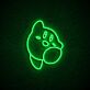 Videospielfigur mit Blase LED-Neonschild Gamingzimmer