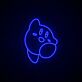 Videospielfigur mit Blase LED-Neonschild Gamingzimmer