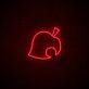 Animal-Crossing-Blattsymbol LED-Neonschild
