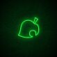 Animal-Crossing-Blattsymbol LED-Neonschild