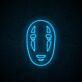 Maske mit Gesichtszügen LED-Neonschild Wohnzimmer Gamingzimmer