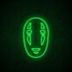 Maske mit Gesichtszügen LED-Neonschild Wohnzimmer Gamingzimmer