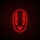 Maske mit Gesichtszügen LED-Neonschild Wohnzimmer Gamingzimmer