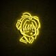 Anime Mädchenporträt LED-Neonschild Wohnzimmer Gaming Zimmer