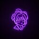 Anime Mädchenporträt LED-Neonschild Wohnzimmer Gaming Zimmer