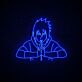 Anime Ninja Figur LED-Neonschild für Gaming und Wohnzimmer