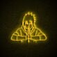 Anime Ninja Figur LED-Neonschild für Gaming und Wohnzimmer