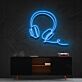 Kopfhörer LED-Neonschild für Gamingzimmer Musikstudio