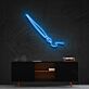 Pinsel LED-Neonschild für Atelier und Wohnzimmer