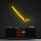 Pinsel LED-Neonschild für Atelier und Wohnzimmer