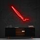 Pinsel LED-Neonschild für Atelier und Wohnzimmer
