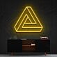 Penrose-Dreieck LED-Neonschild Wohnzimmer Büro