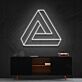 Penrose-Dreieck LED-Neonschild Wohnzimmer Büro