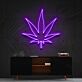 Cannabisblatt LED-Neonschild für Bar Club