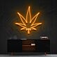 Cannabisblatt LED-Neonschild für Bar Club