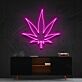 Cannabisblatt LED-Neonschild für Bar Club